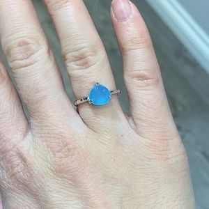 Blue Chalcedony Ring